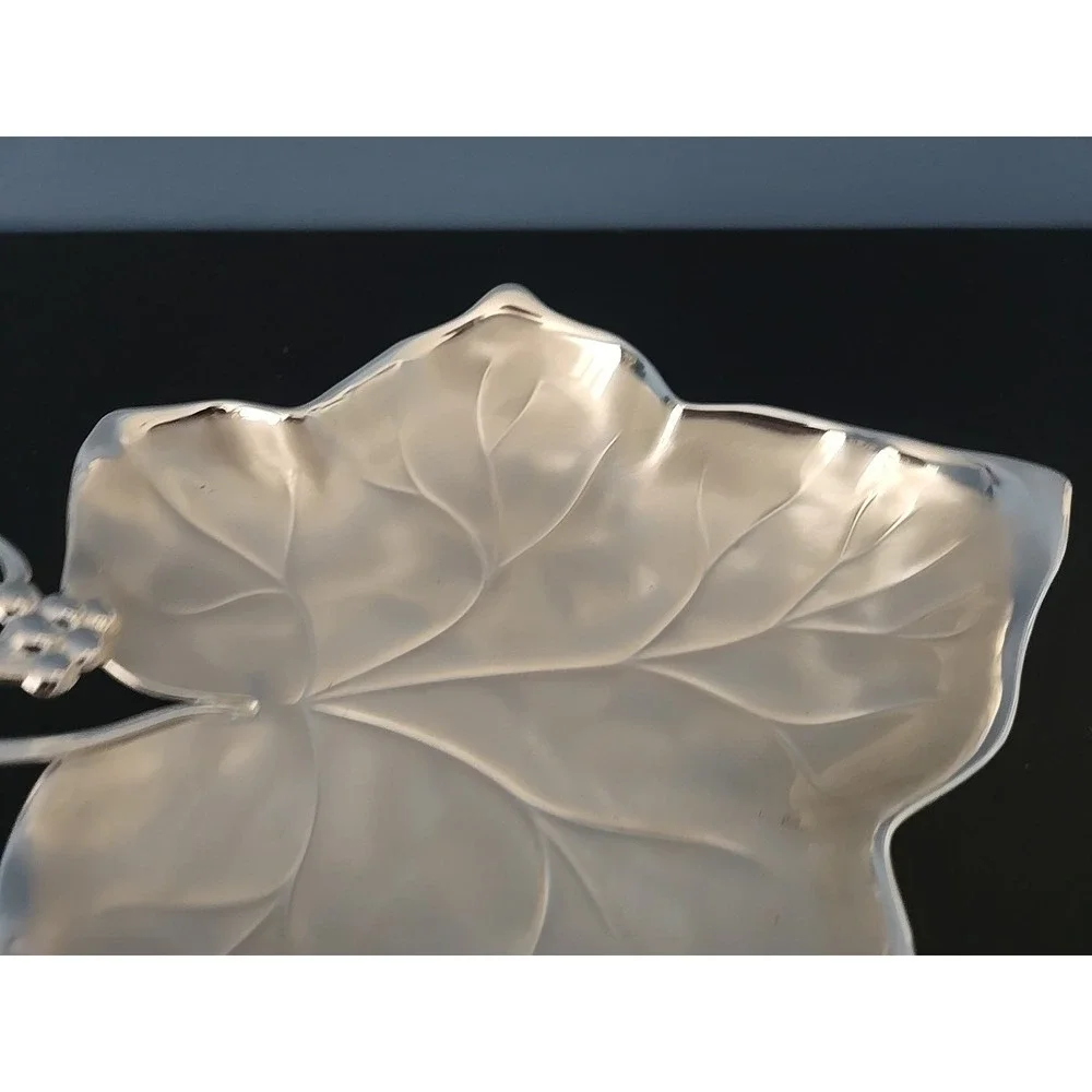 WMF IKORA BOWL‎ 6500 Grape Leaf Candy Dish silver Plated Germany Art Nouveau